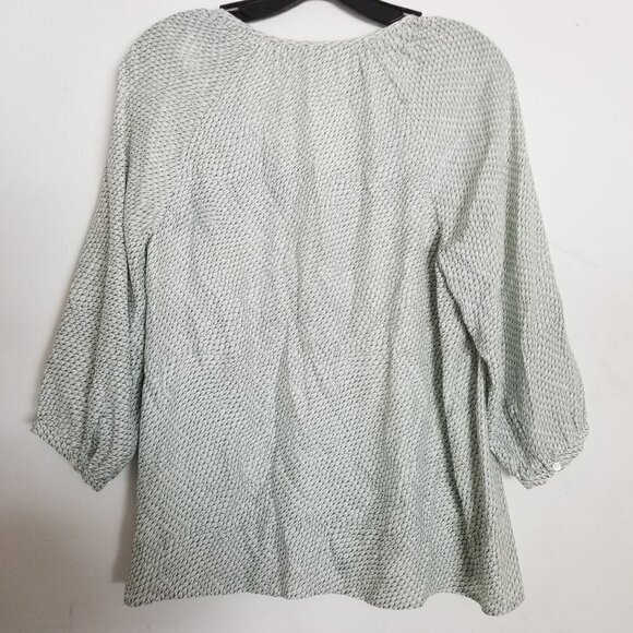 Joie Coralee Silk V Neck 3/4 Sleeve Blouse Top XS - Picture 5 of 12